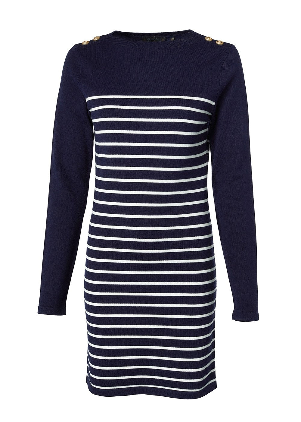 Natalia Mini Dress - Ink Navy Stripe - 4