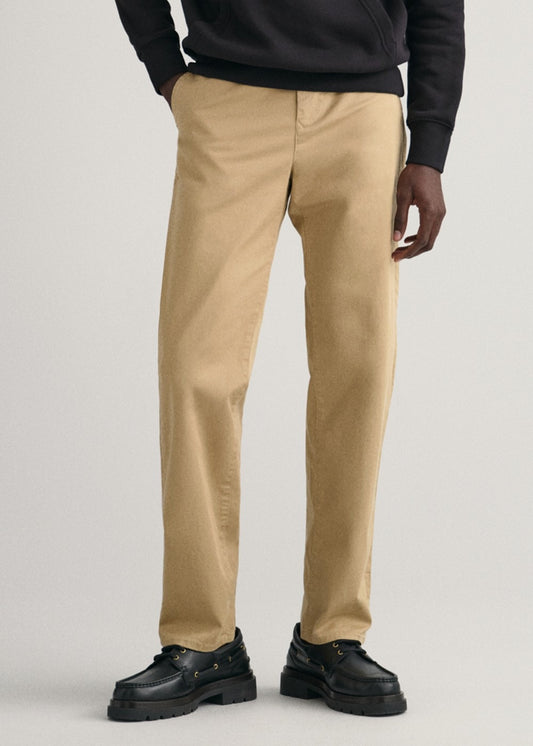 Twill Chino - Dark Khaki - 1