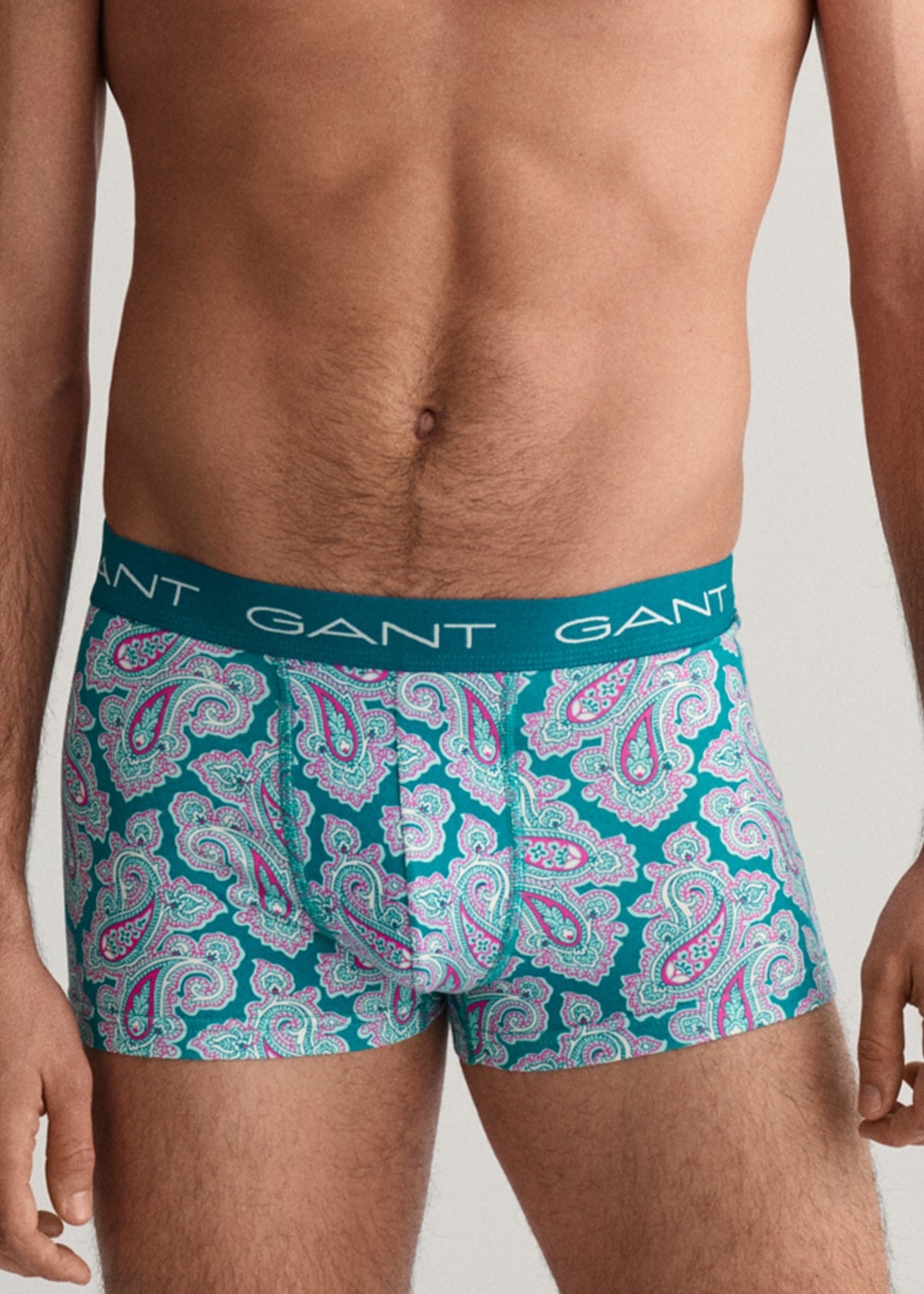 Paisley Print Trunks 3-Pack - Ocean Turquoise - 2