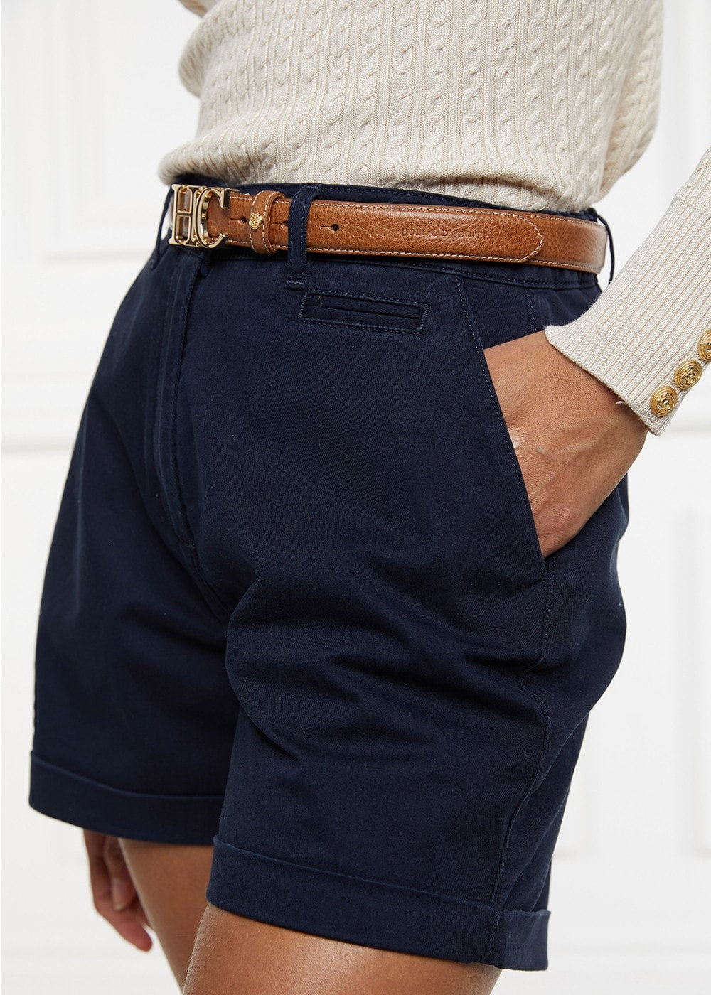 Arnesby Chino Shorts - Ink Navy - 4