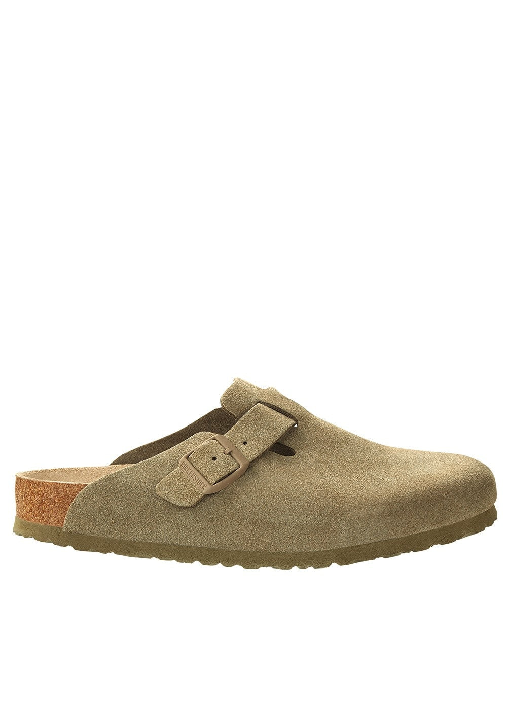 Boston Suede Clogs - Faded Khaki - 1