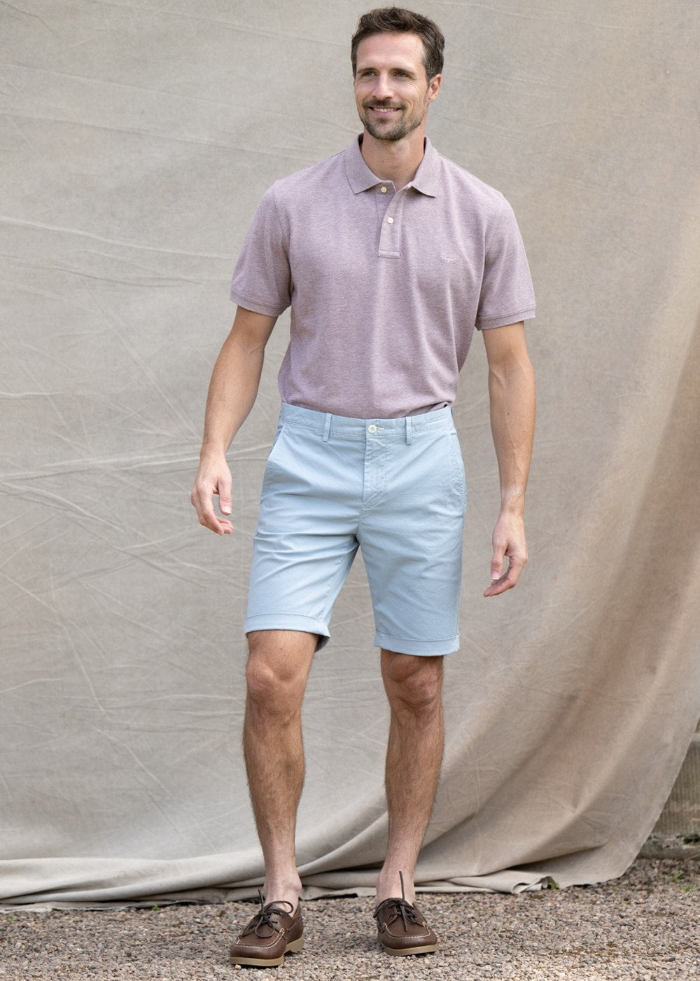 Sunfaded Shorts - Dove Blue - 1