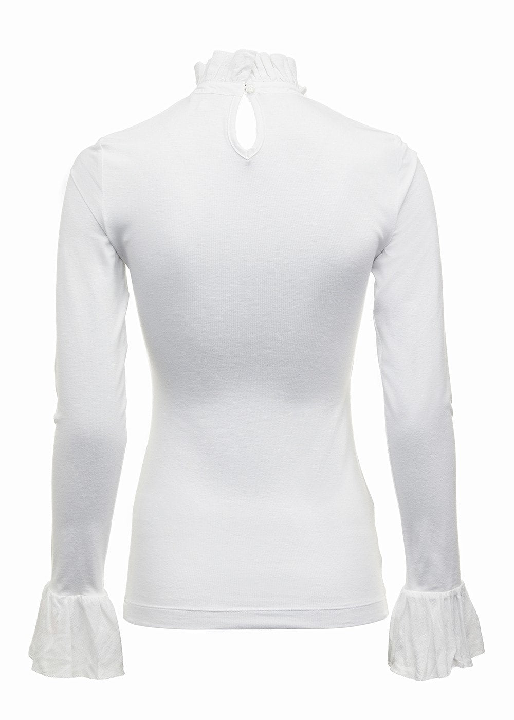 Melissa Jersey Blouse - White - 7