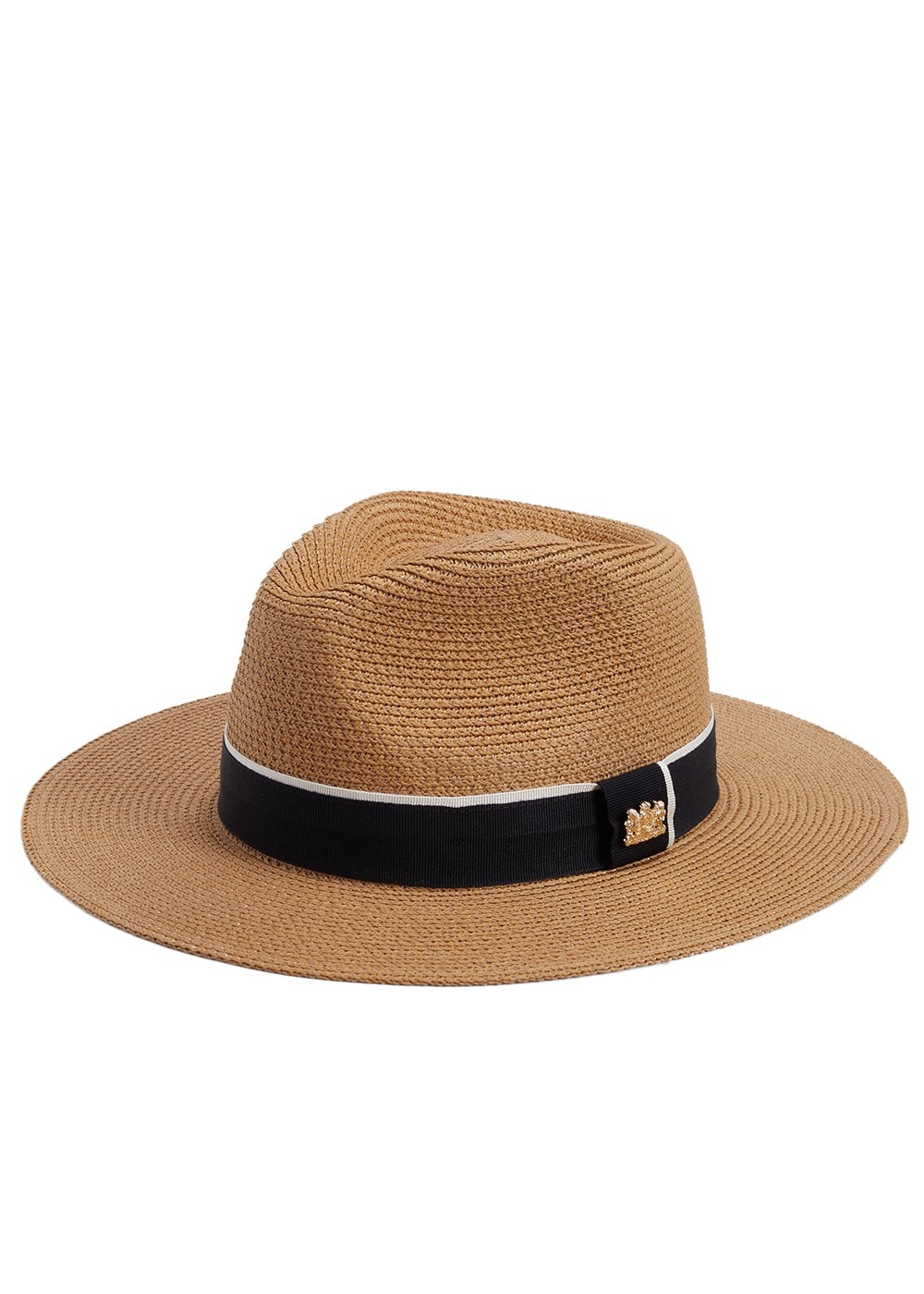 Francesca Hat - Camel and Black - 3