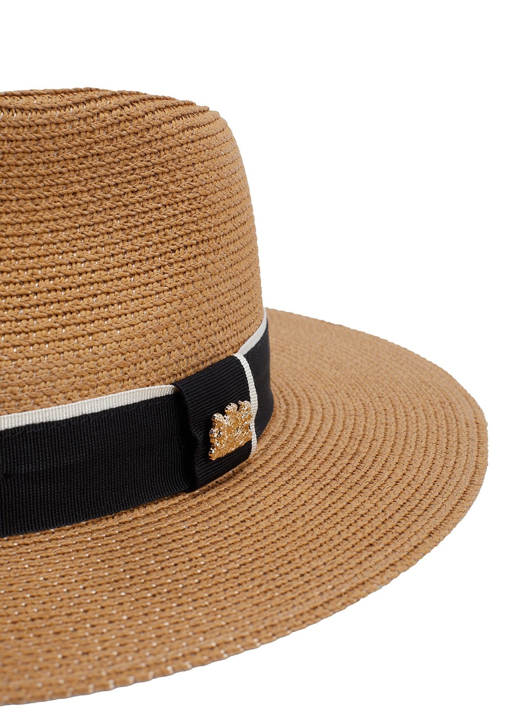 Francesca Hat - Camel and Black - 5