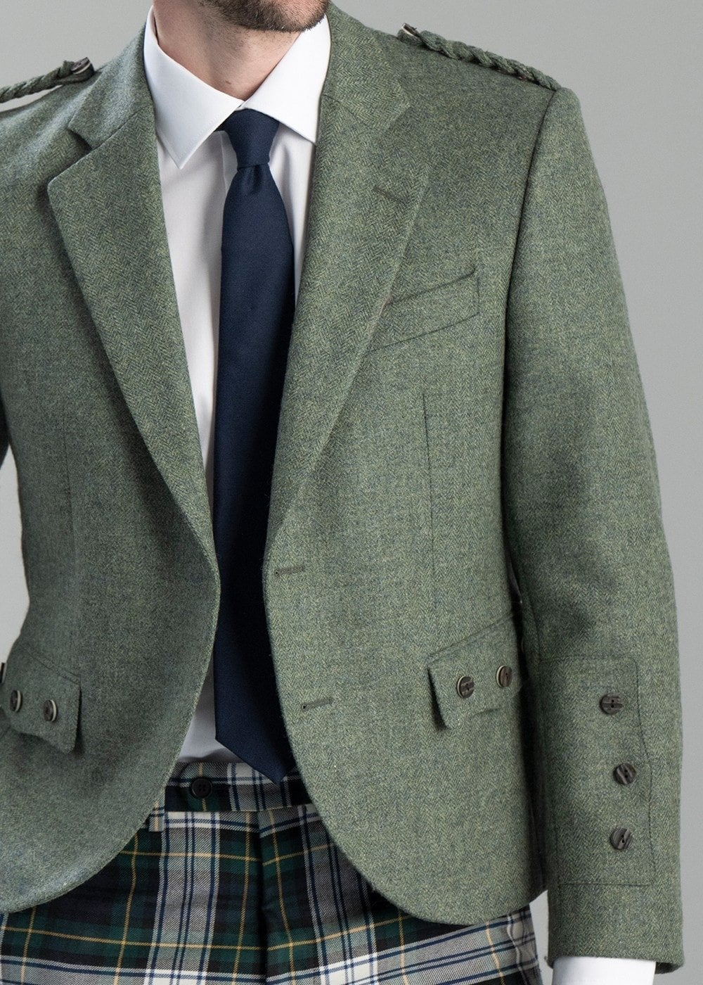 Tweed Argyll Jacket - Lovat - 6