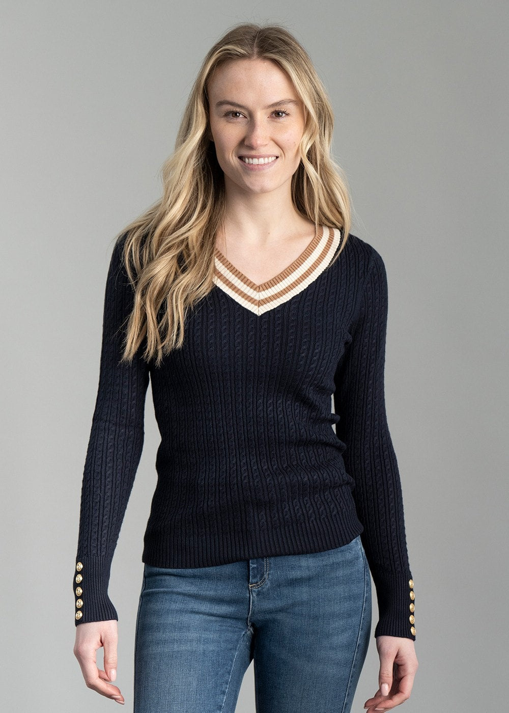 Zoe Knit - Ink Navy - 1