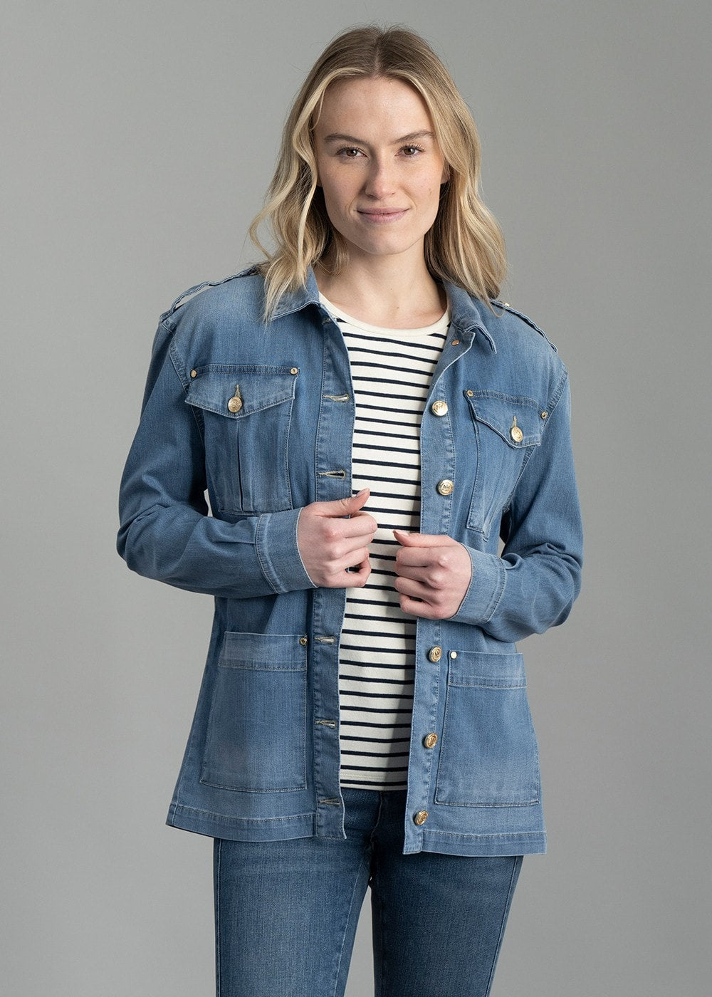 Artillery Jacket - Denim - 3