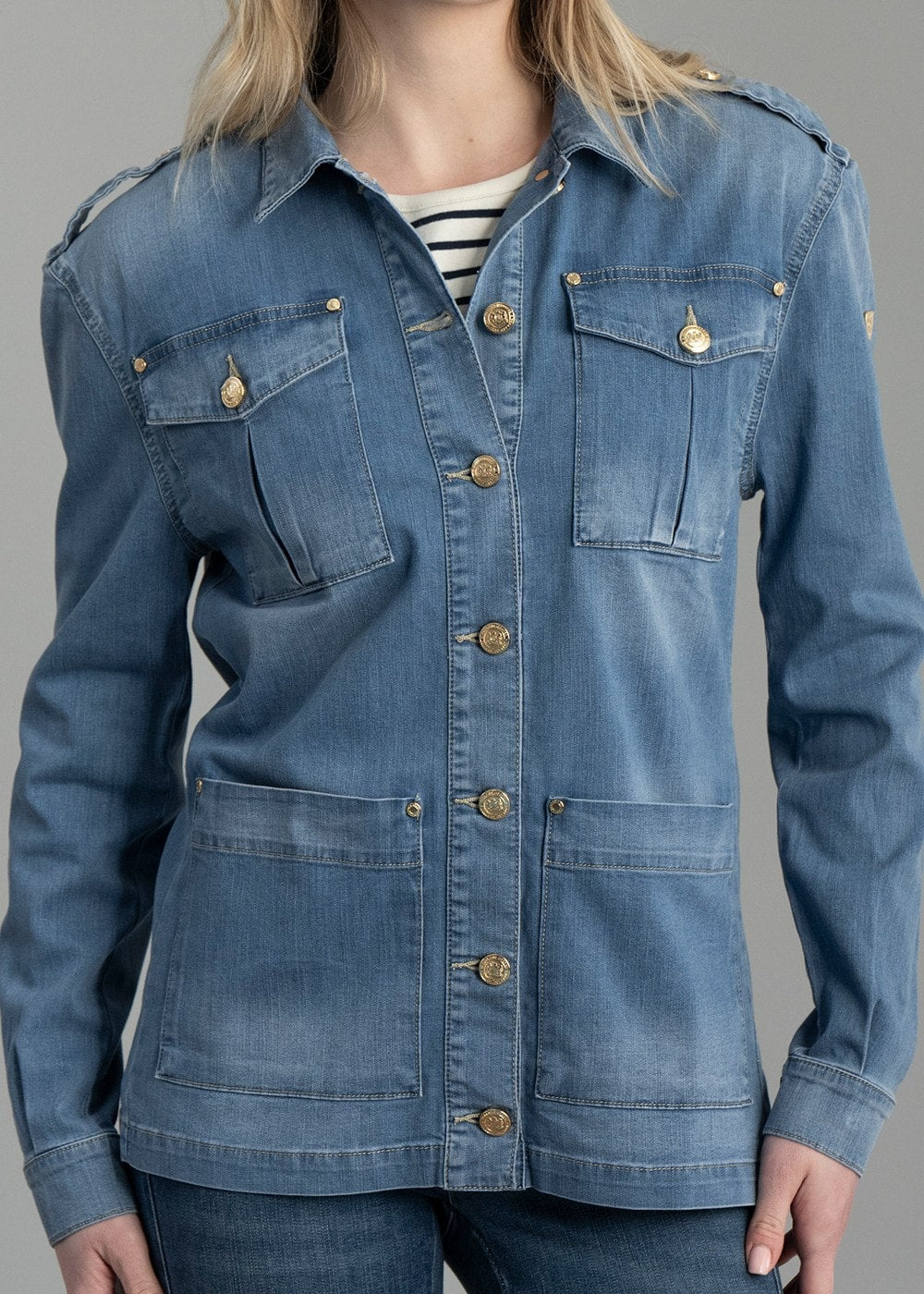 Artillery Jacket - Denim - 4