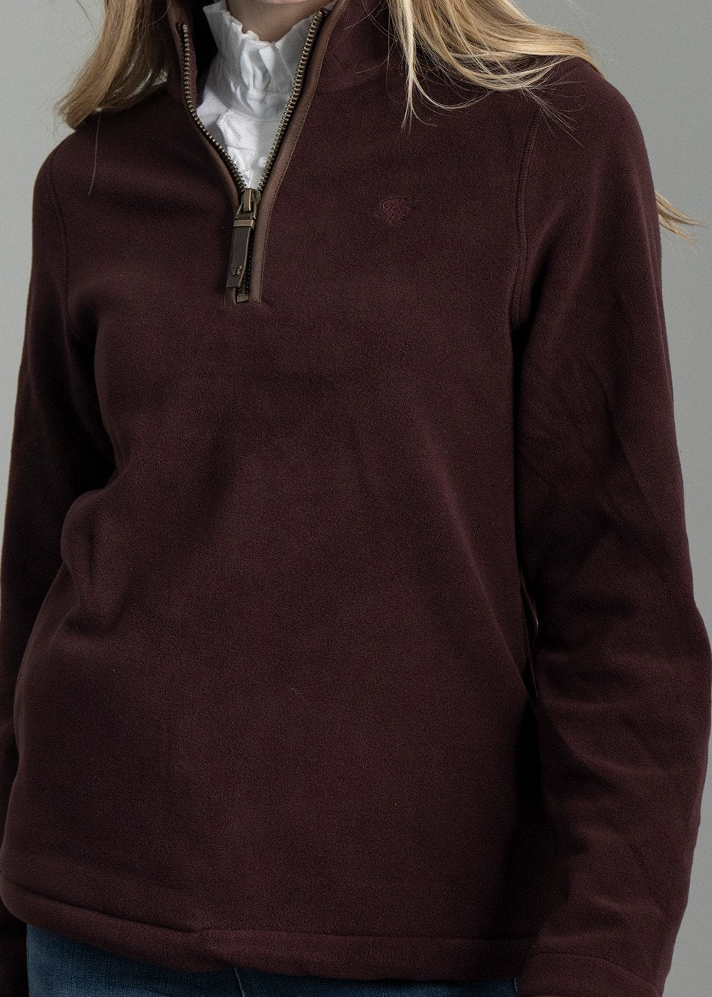 Country Fleece Half Zip - Mulberry - 6