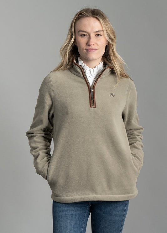 Country Fleece Half Zip - Sage - 1