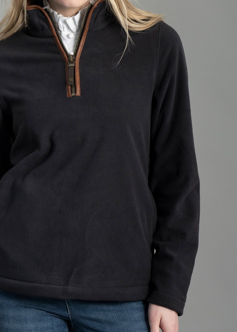 Country Fleece Half Zip - Ink Navy - 4