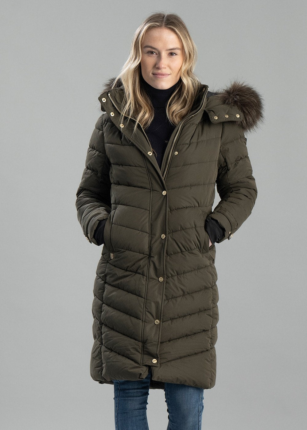 Chamonix Coat - Khaki - 1