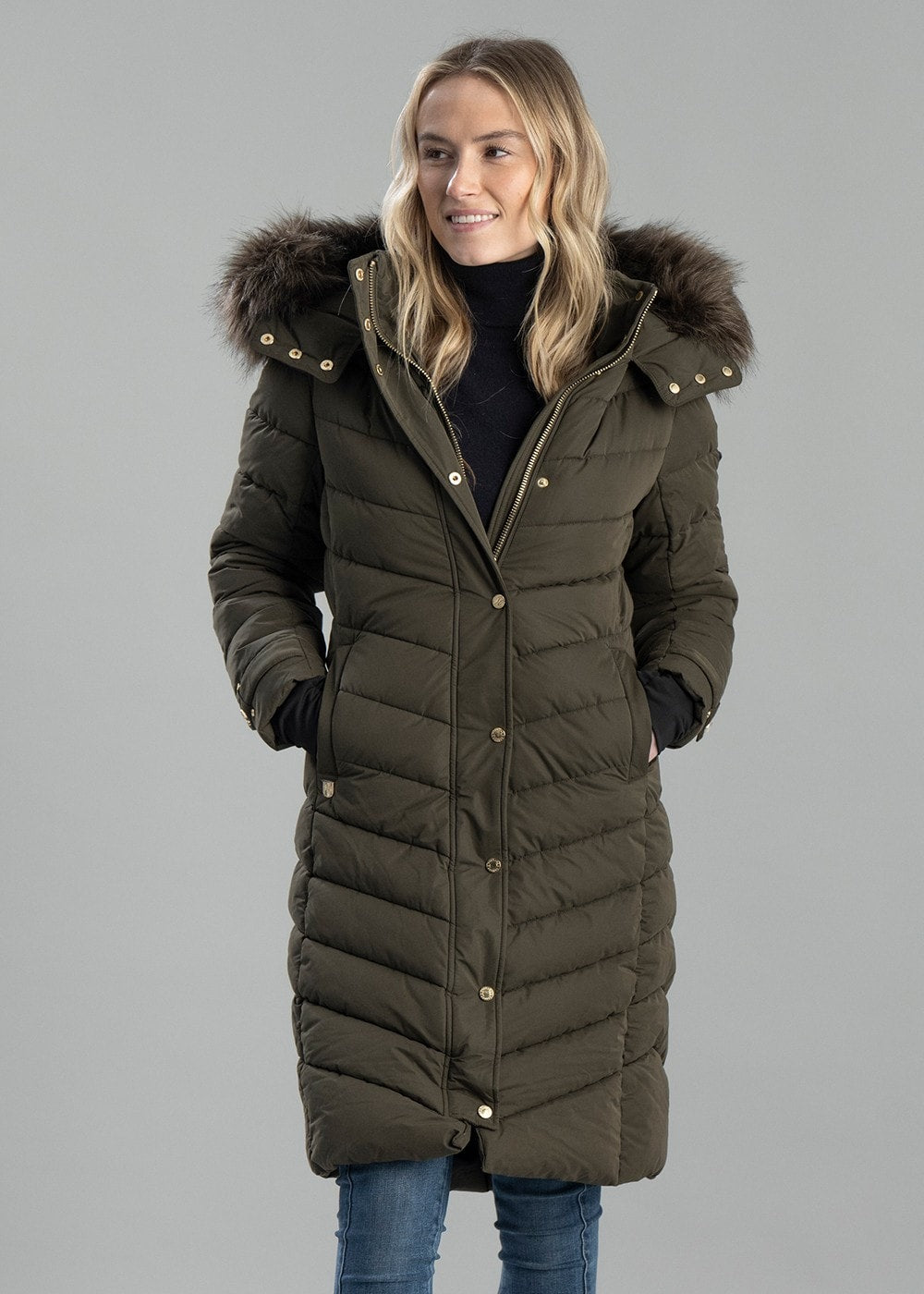 Chamonix Coat - Khaki - 2