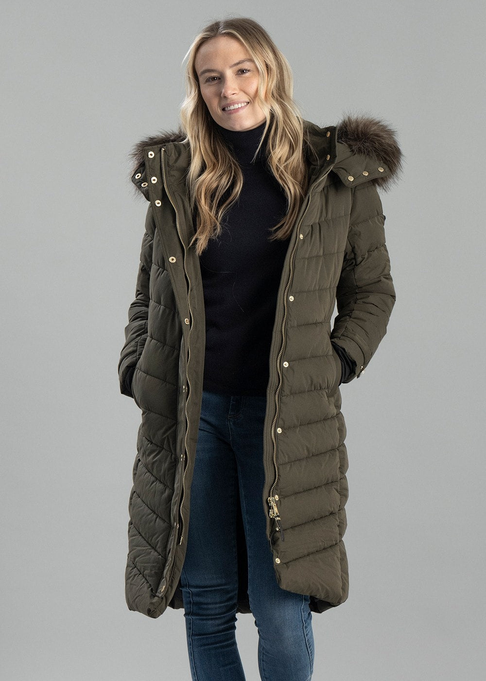 Chamonix Coat - Khaki - 4