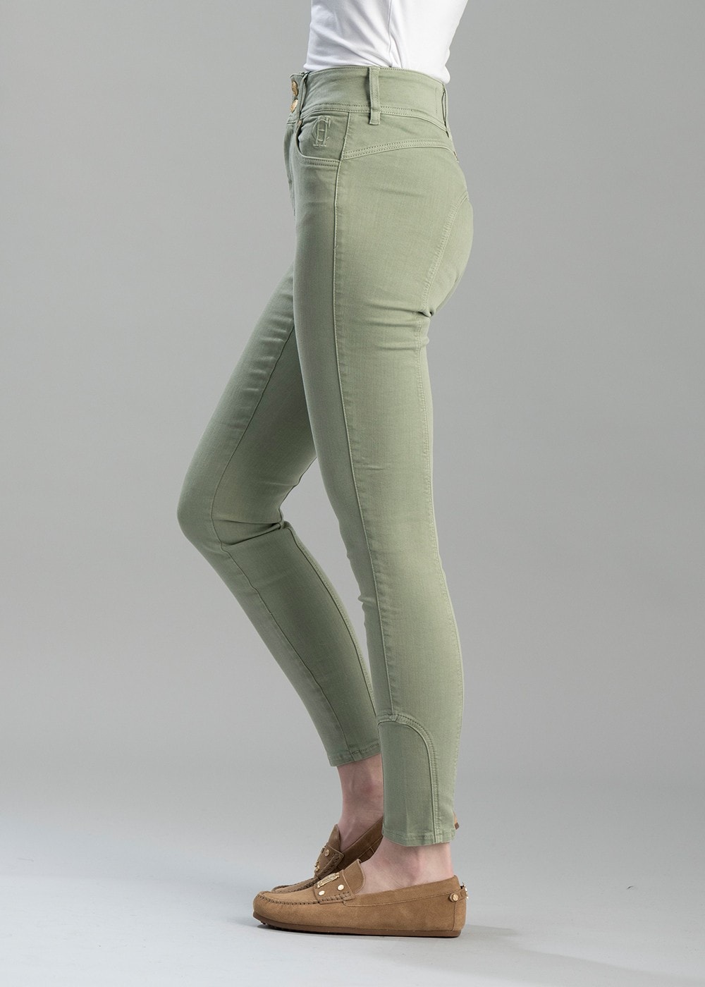 Jodhpur Jeans - Sage - 2