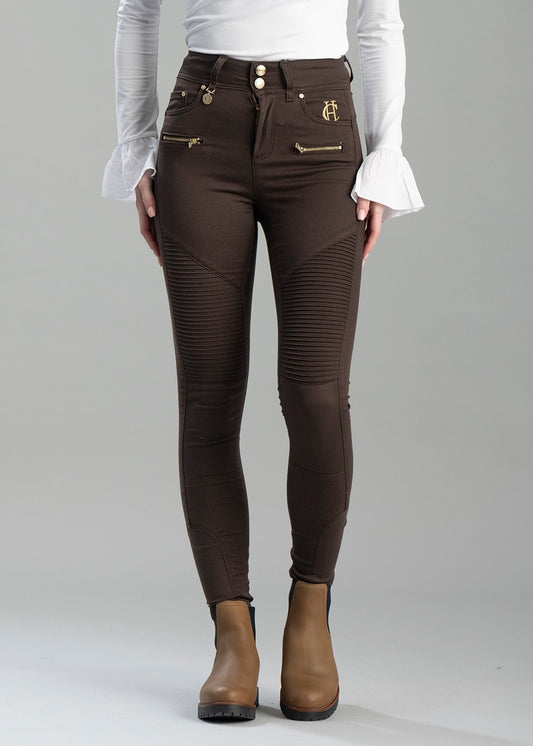 Biker Jeans - Chocolate - 1