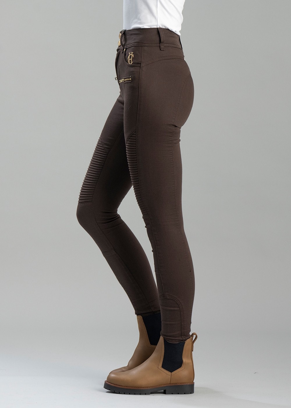 Biker Jeans - Chocolate - 2