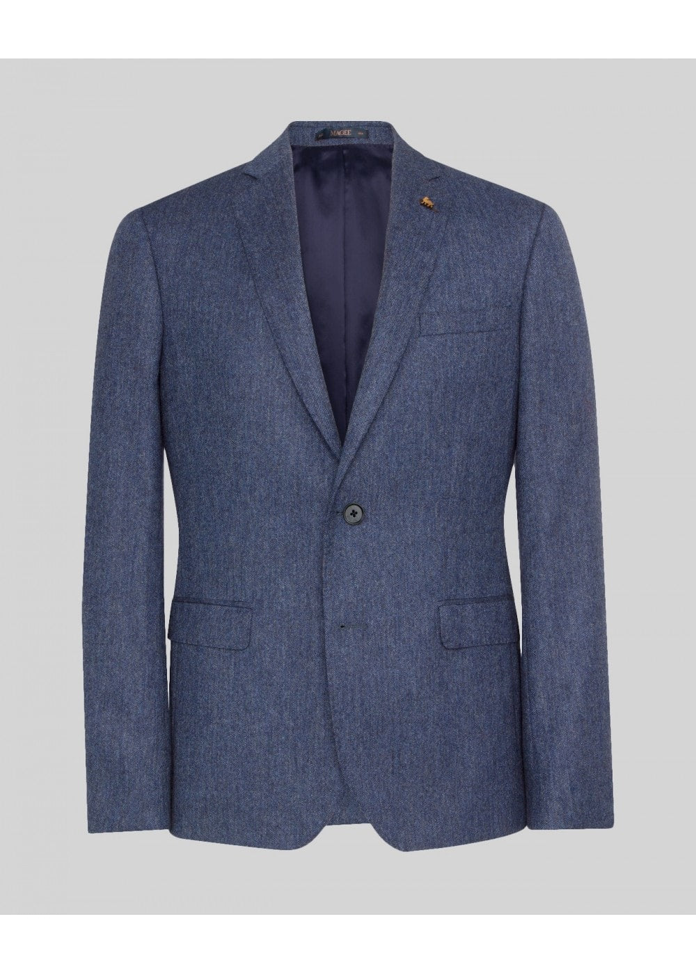 Tolka Donegal Jacket - Blue Salt and Pepper - 4