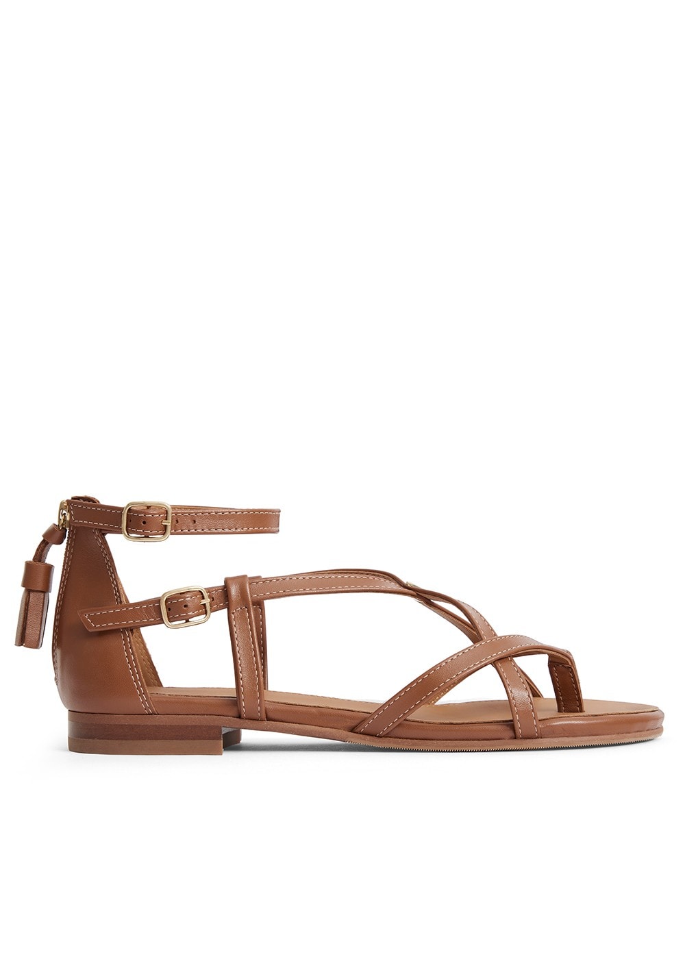 Brancaster Sandal - Tan Leather - 2