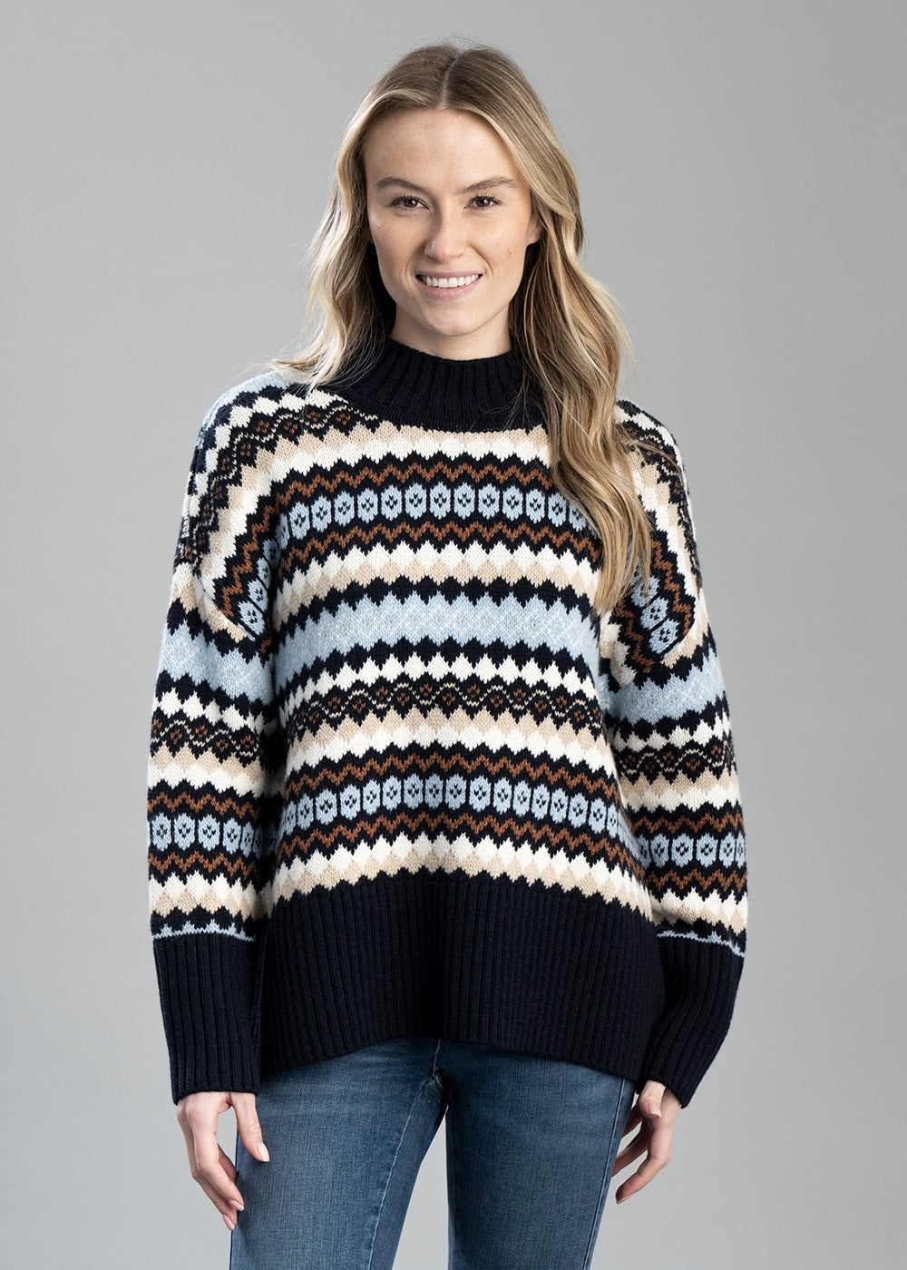 Larisa Knitted Jumper - Fairisle Multi - 1