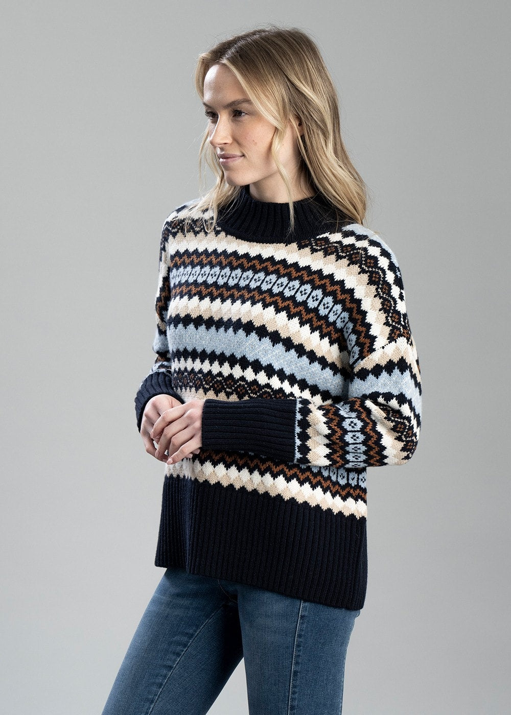 Larisa Knitted Jumper - Fairisle Multi - 4