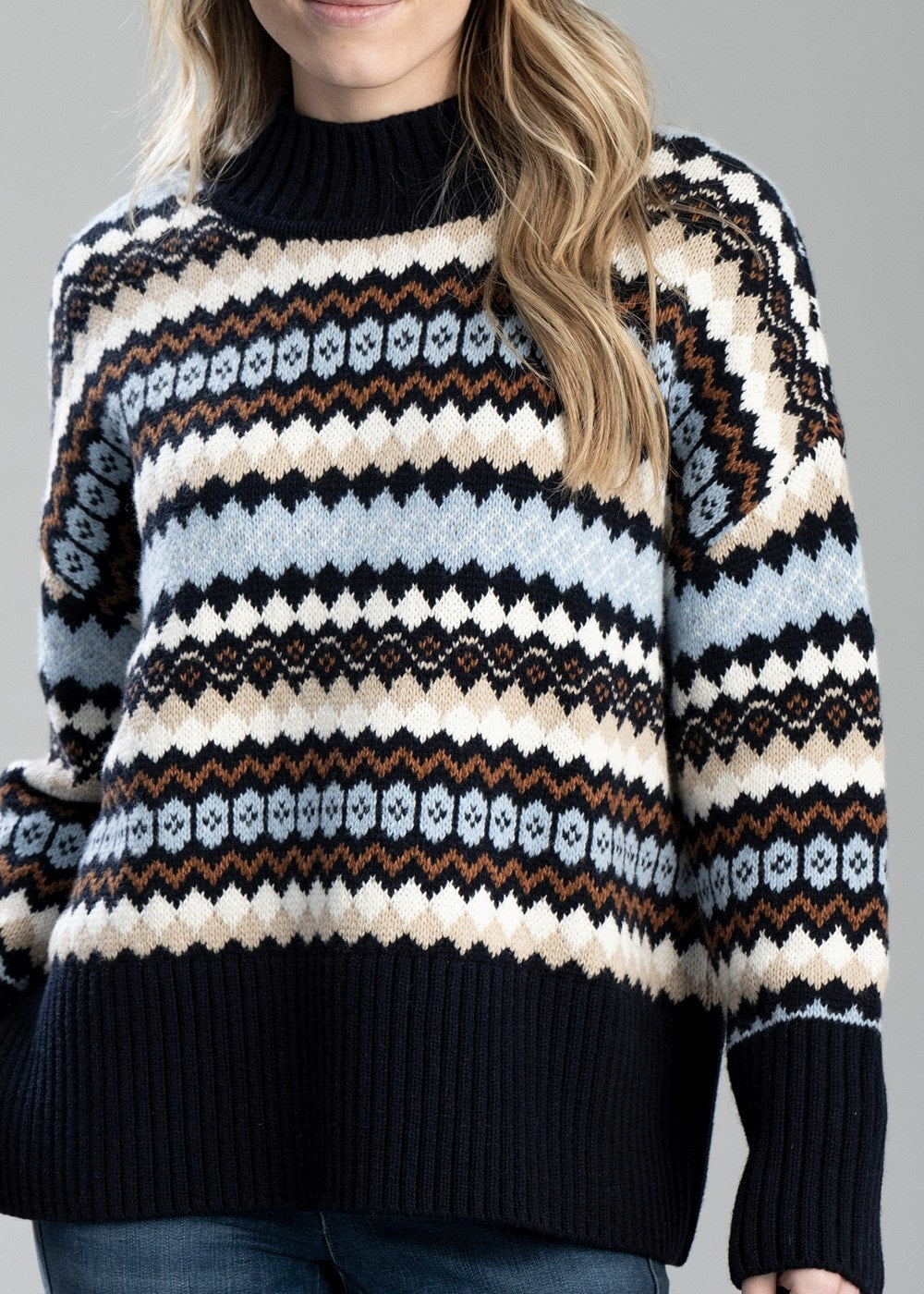 Larisa Knitted Jumper - Fairisle Multi - 5