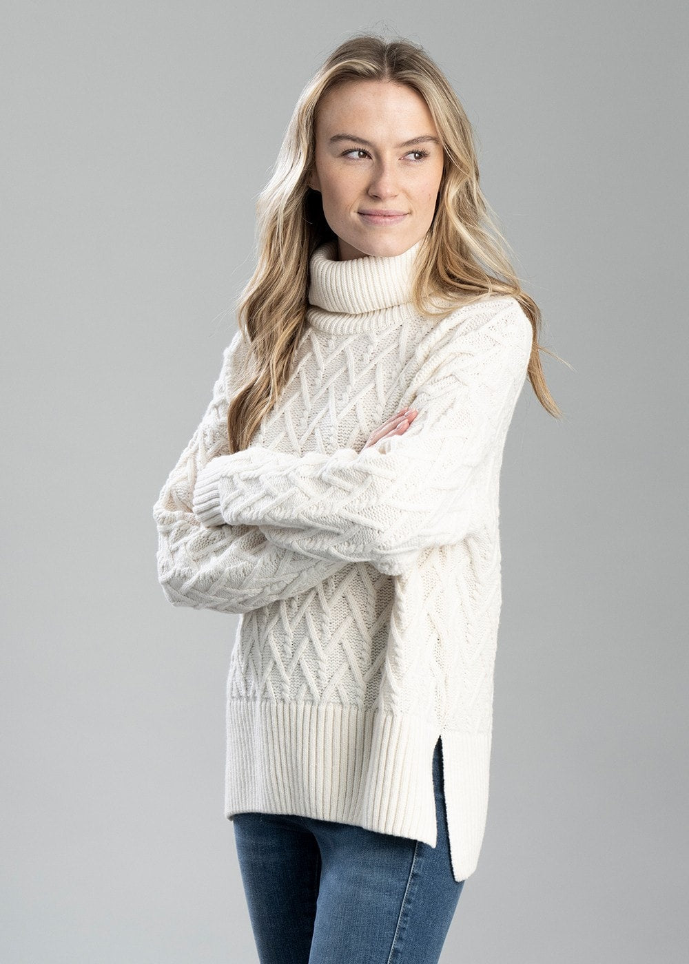 Clarence Knitted Jumper - Aran - 2