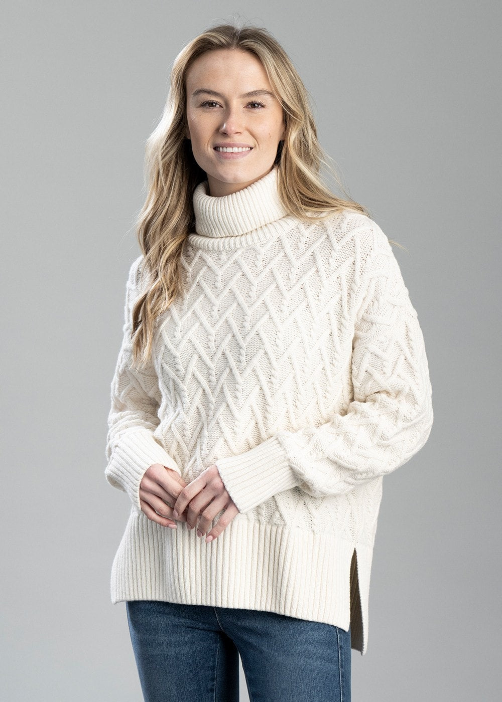 Clarence Knitted Jumper - Aran - 3