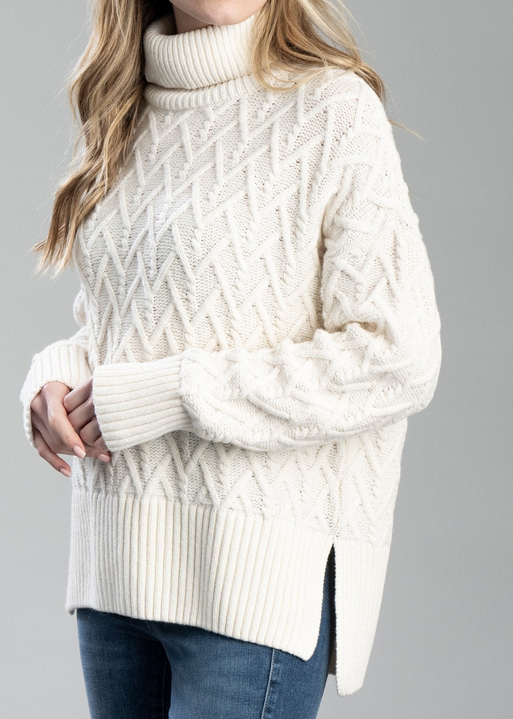 Clarence Knitted Jumper - Aran - 4