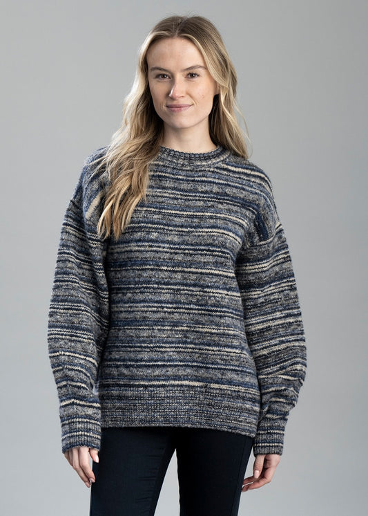 Cassie Knitted Jumper - Grey Multi - 1