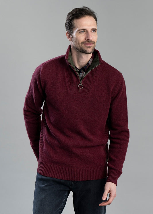 Nelson Essential Half Zip - Port - 1