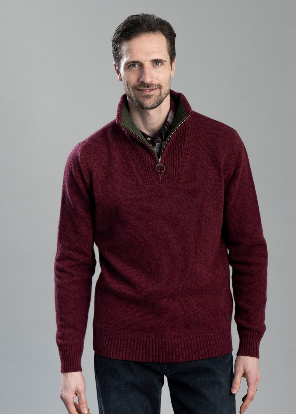 Nelson Essential Half Zip - Port - 4