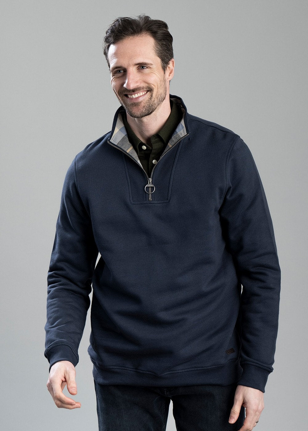 Nelson Half Zip Sweatshirt - Navy - 3