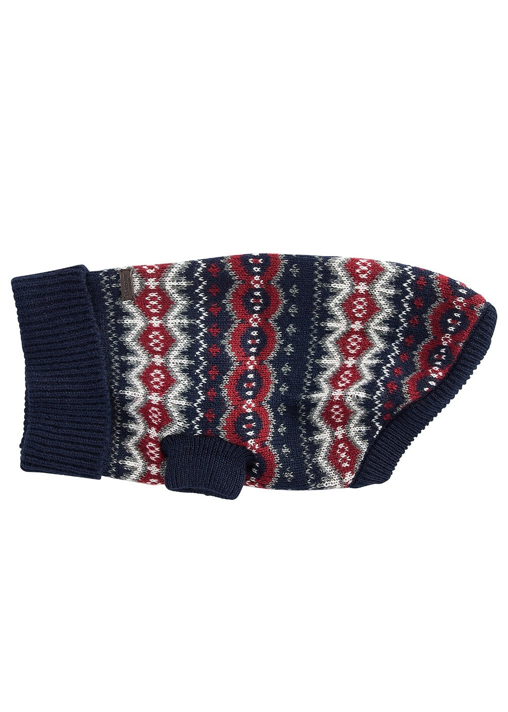 Case Fairisle Dog Jumper - Blue Granite - 1