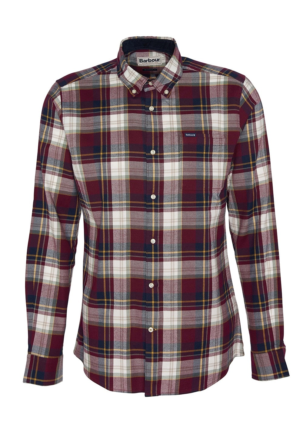 Crossfell Tailored Checked Shirt - Merlot - 6