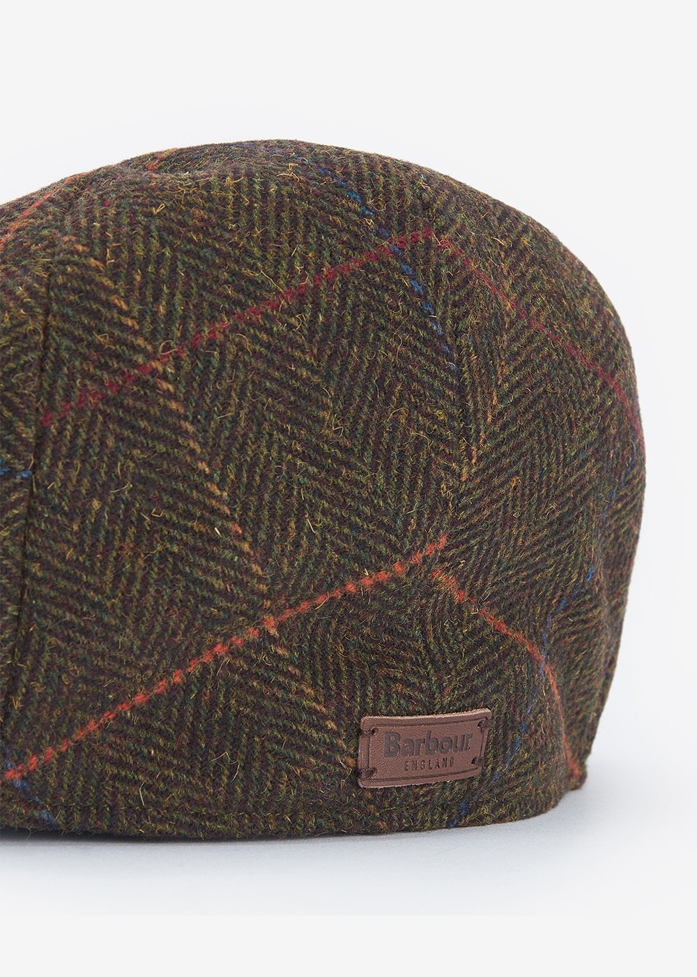 Wilkin Flat Cap - Olive Herringbone - 3