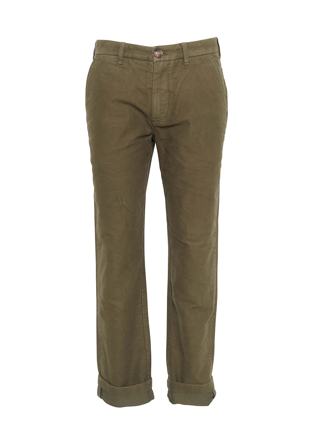 Moleskin Trousers - Dark Olive - 6