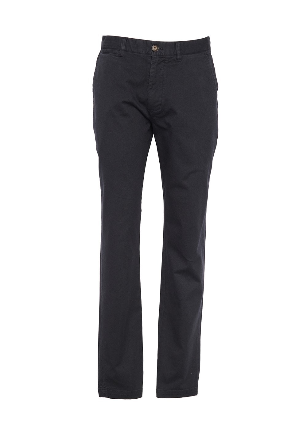 Washed Stretch Twill Trousers - Dark Navy - 5