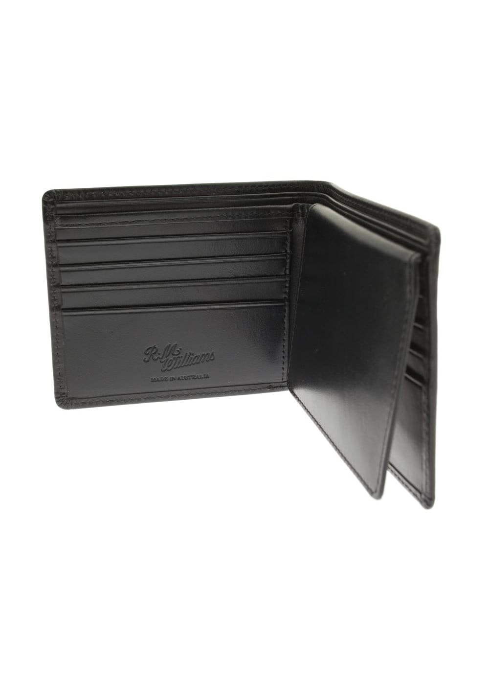 Small Leather Wallet - Black - 1