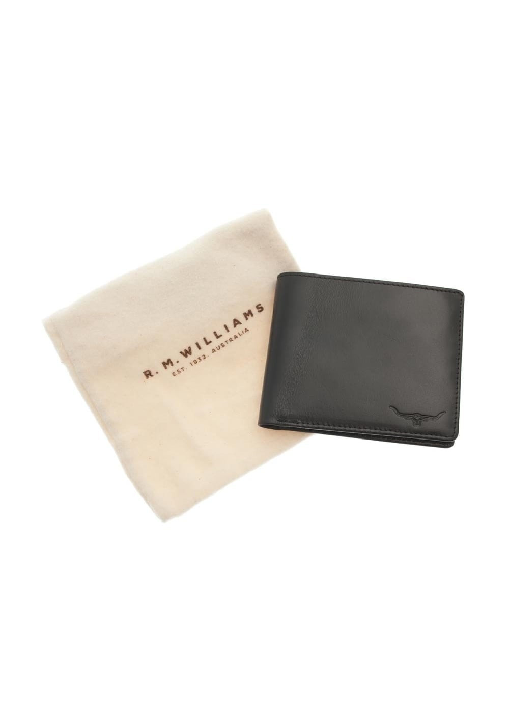 Small Leather Wallet - Black - 2