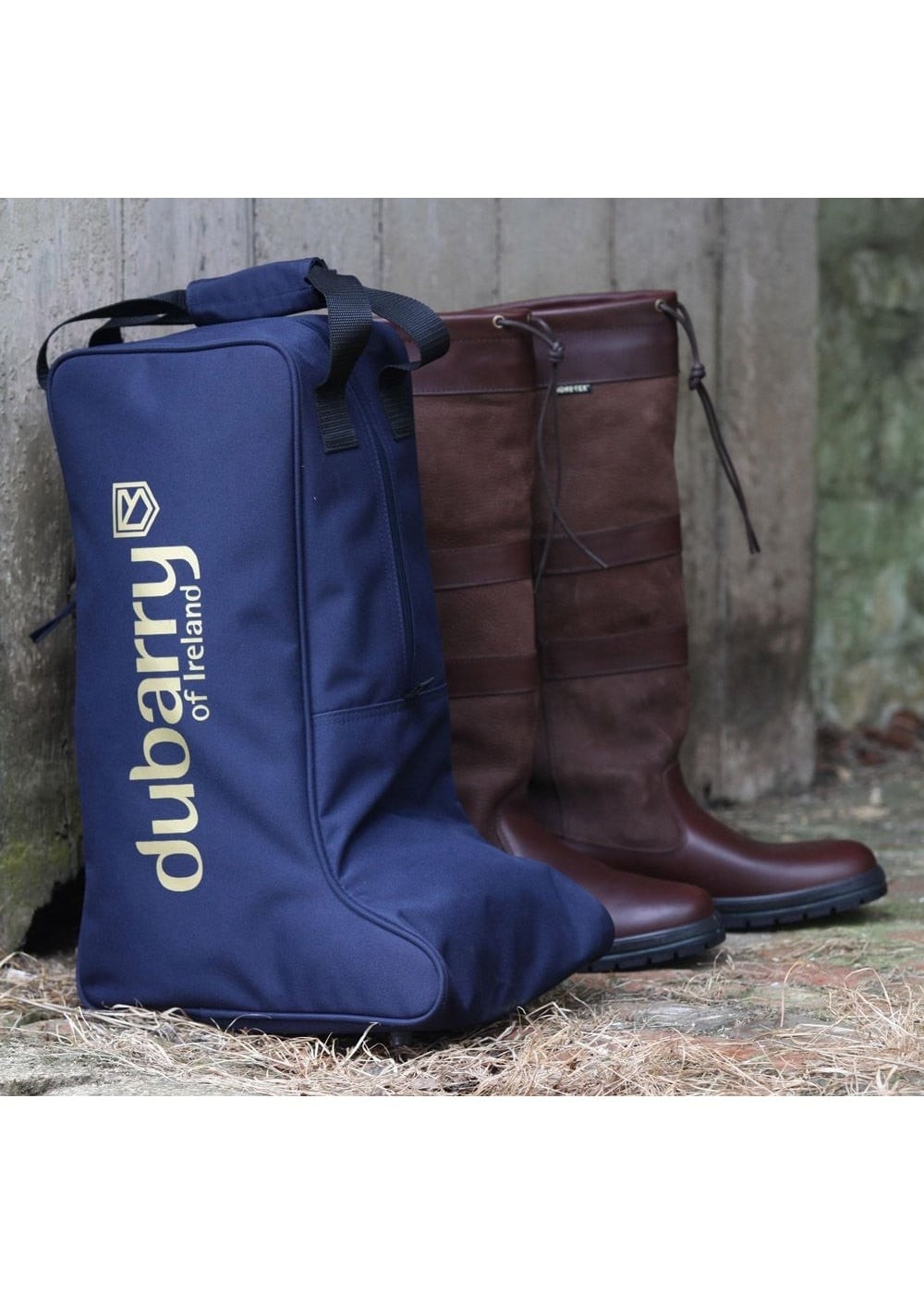 Dromoland Long Boot Bag - Navy - 1