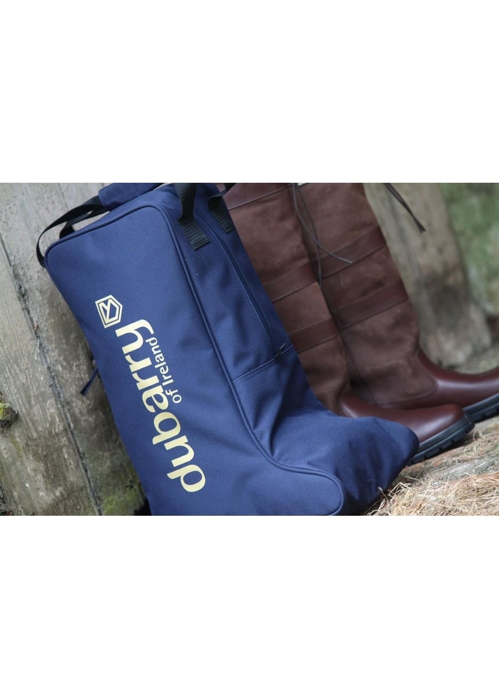 Dromoland Long Boot Bag - Navy - 2