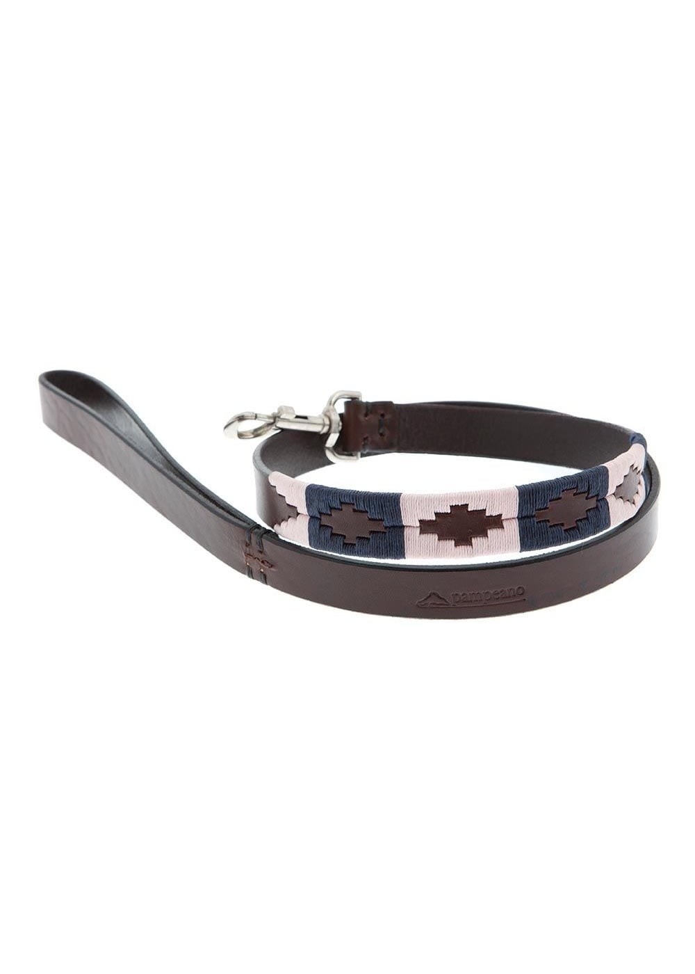 Hermoso Dog Lead - Pink and Navy - 0