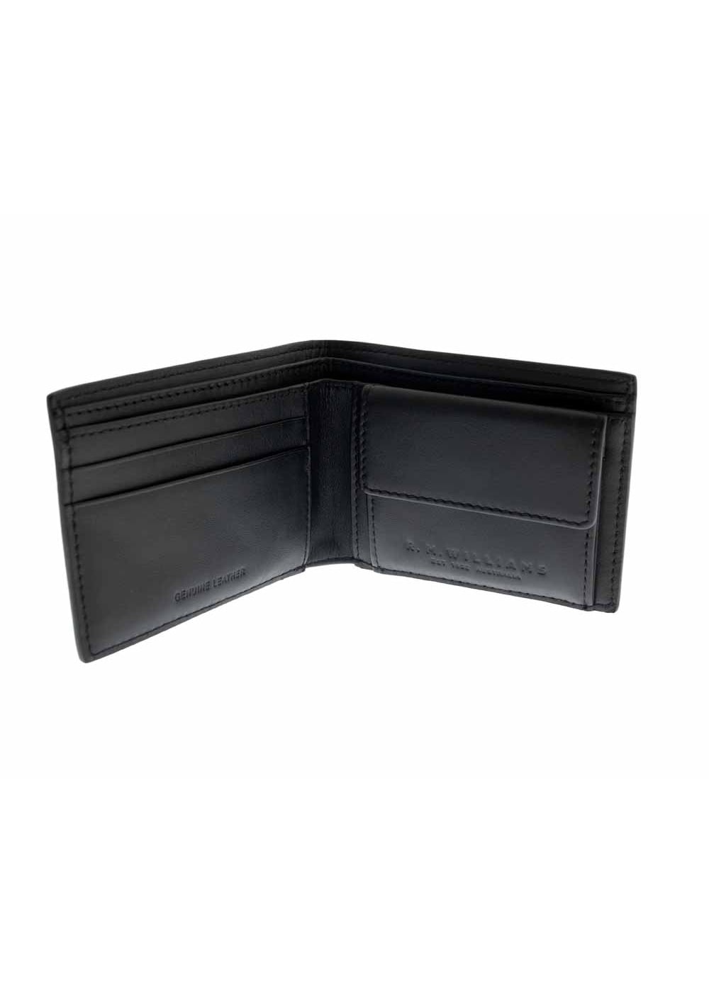 City Wallet with Coin Pocket - Black - 1