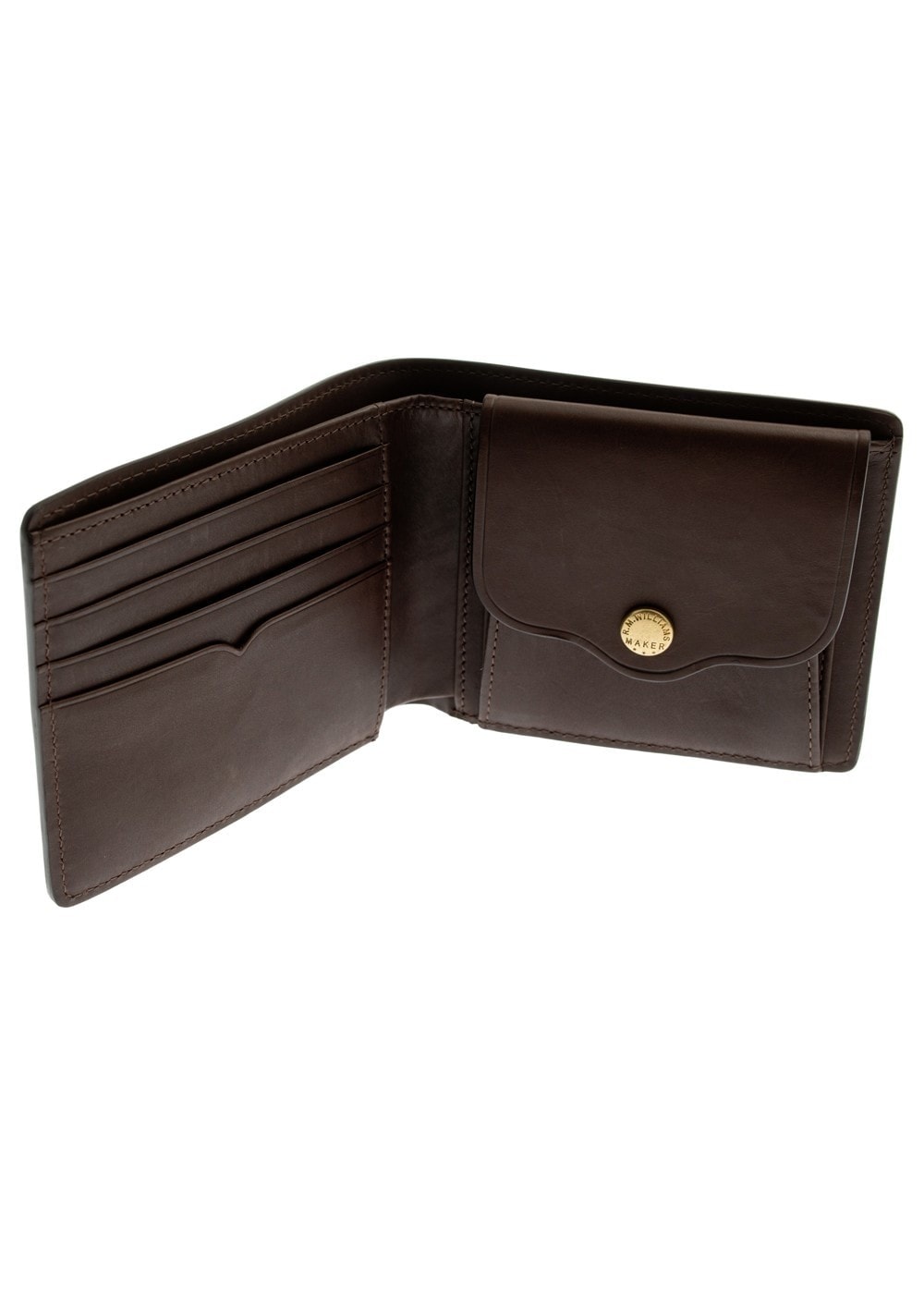 City Wallet with Coin Pocket - Chestnut - 1