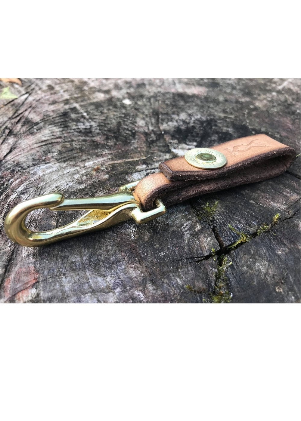 Shotgun Cartridge Key Lanyard - Brass - 1