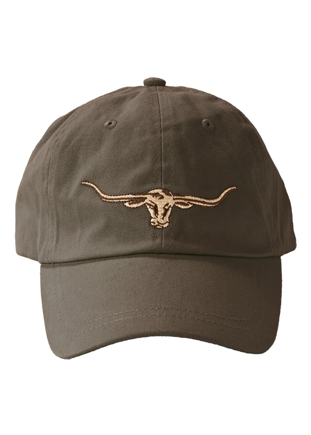 Sueded Drill Longhorn Cap - Silt - 1