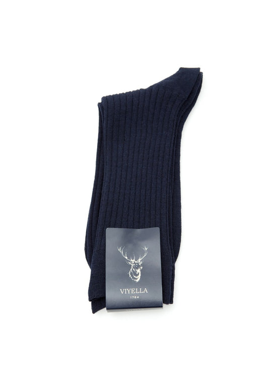 Luxury Wool Rich Socks - Navy - 1