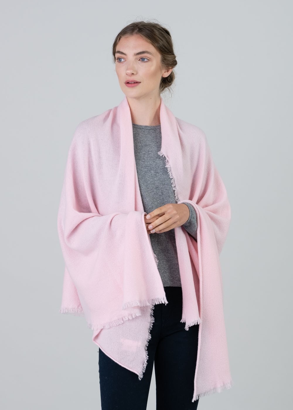 Poppy Cashmere Wrap - Marshmallow - 1